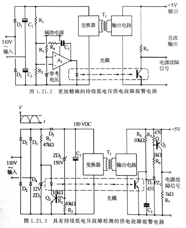 動態供電故障報警電路